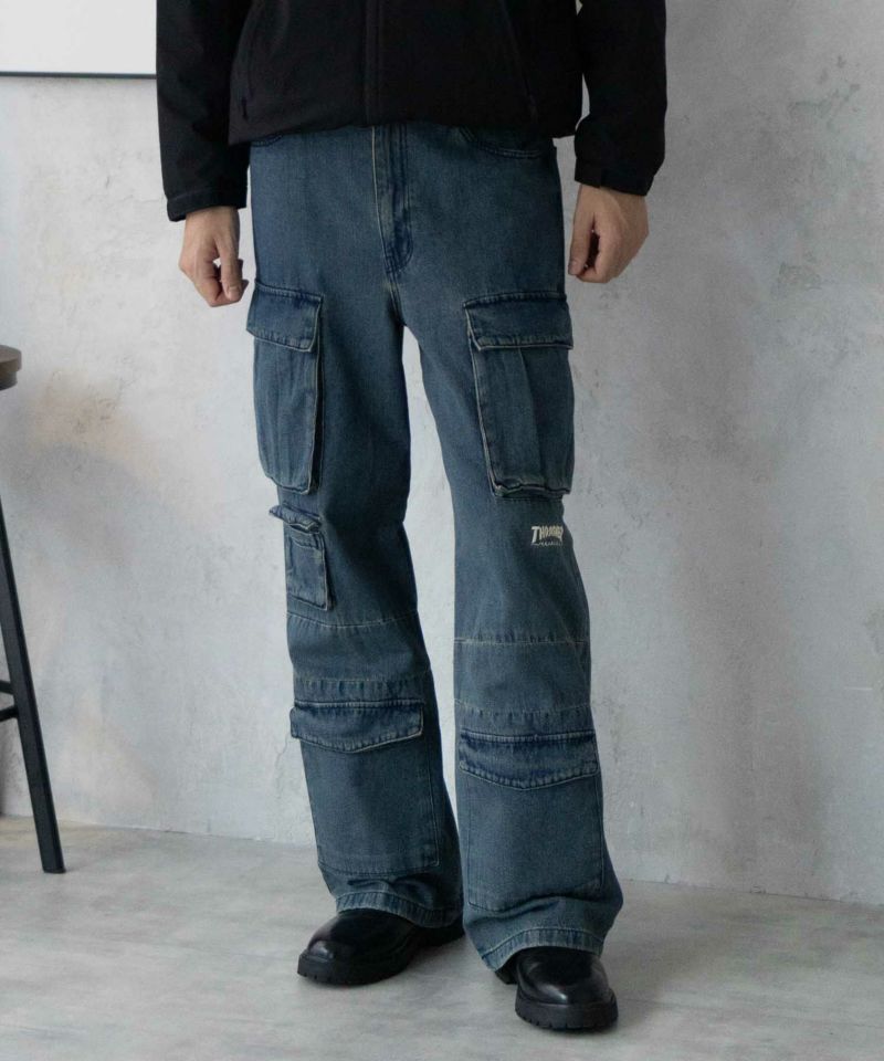 THRASHER  9ポケットデニムカーゴパンツ メンズ商品画像-11