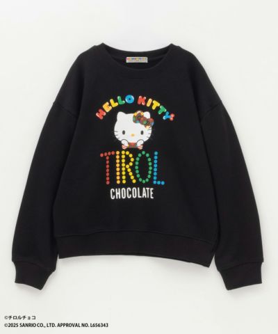 サンリオキャラクターズ×チロルチョコ ハローキティ プリントトレーナー キッズ