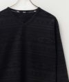 MOSSIMO ふくれジャガード長袖Tシャツ メンズ