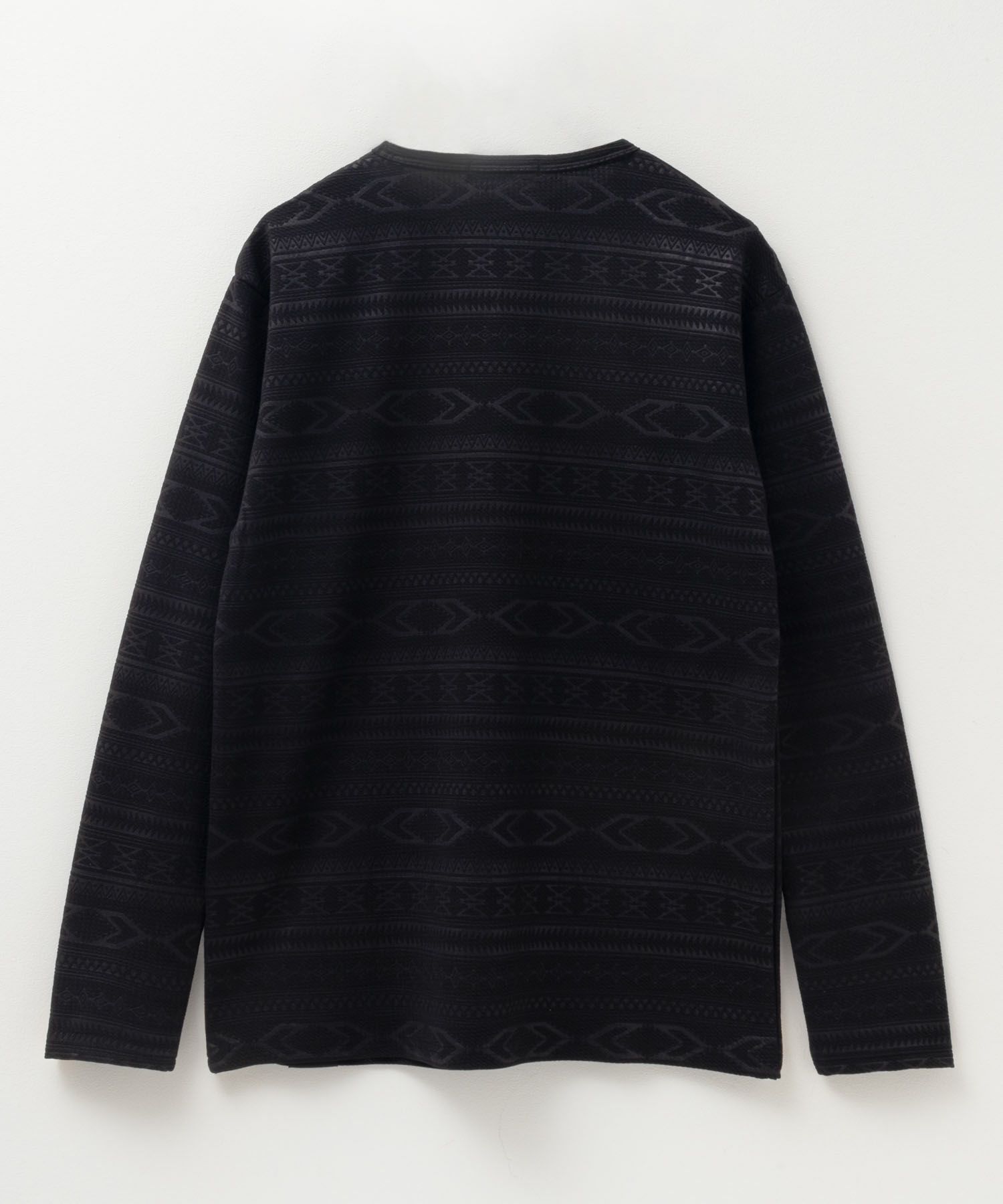 MOSSIMO ふくれジャガード長袖Tシャツ メンズ