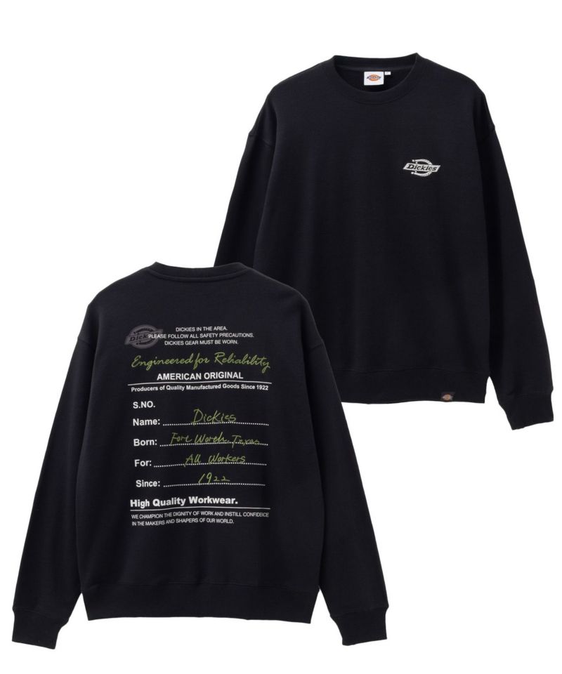 Dickies 裏毛刺繍クルーネック メンズ商品画像-2