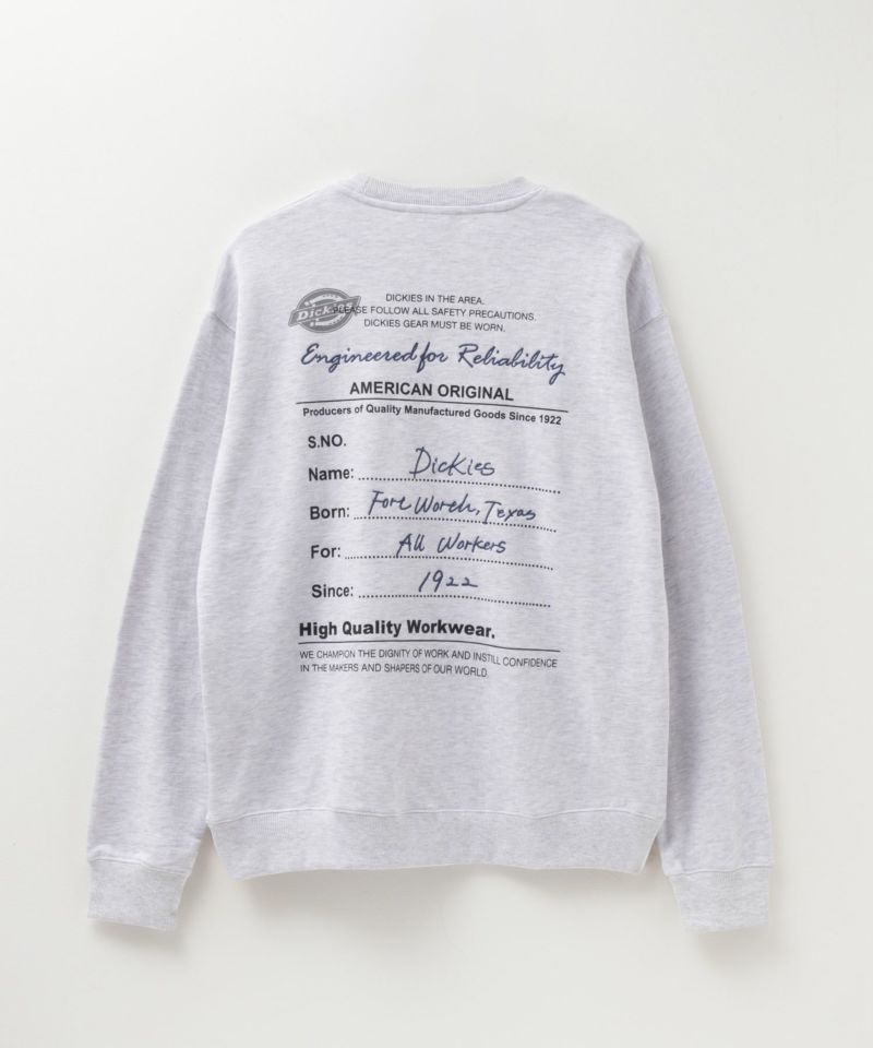 Dickies 裏毛刺繍クルーネック メンズ商品画像-5