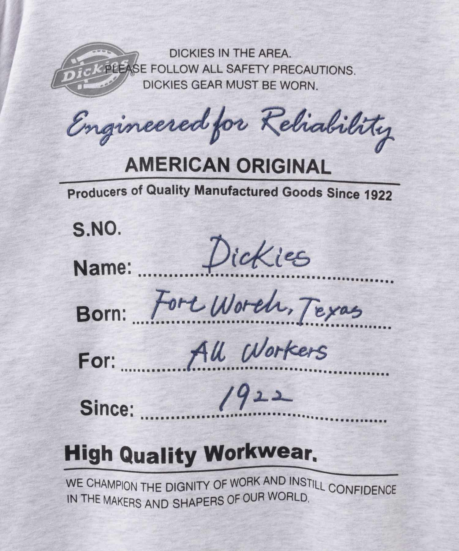 Dickies  裏毛刺繍クルーネック メンズ商品画像-11