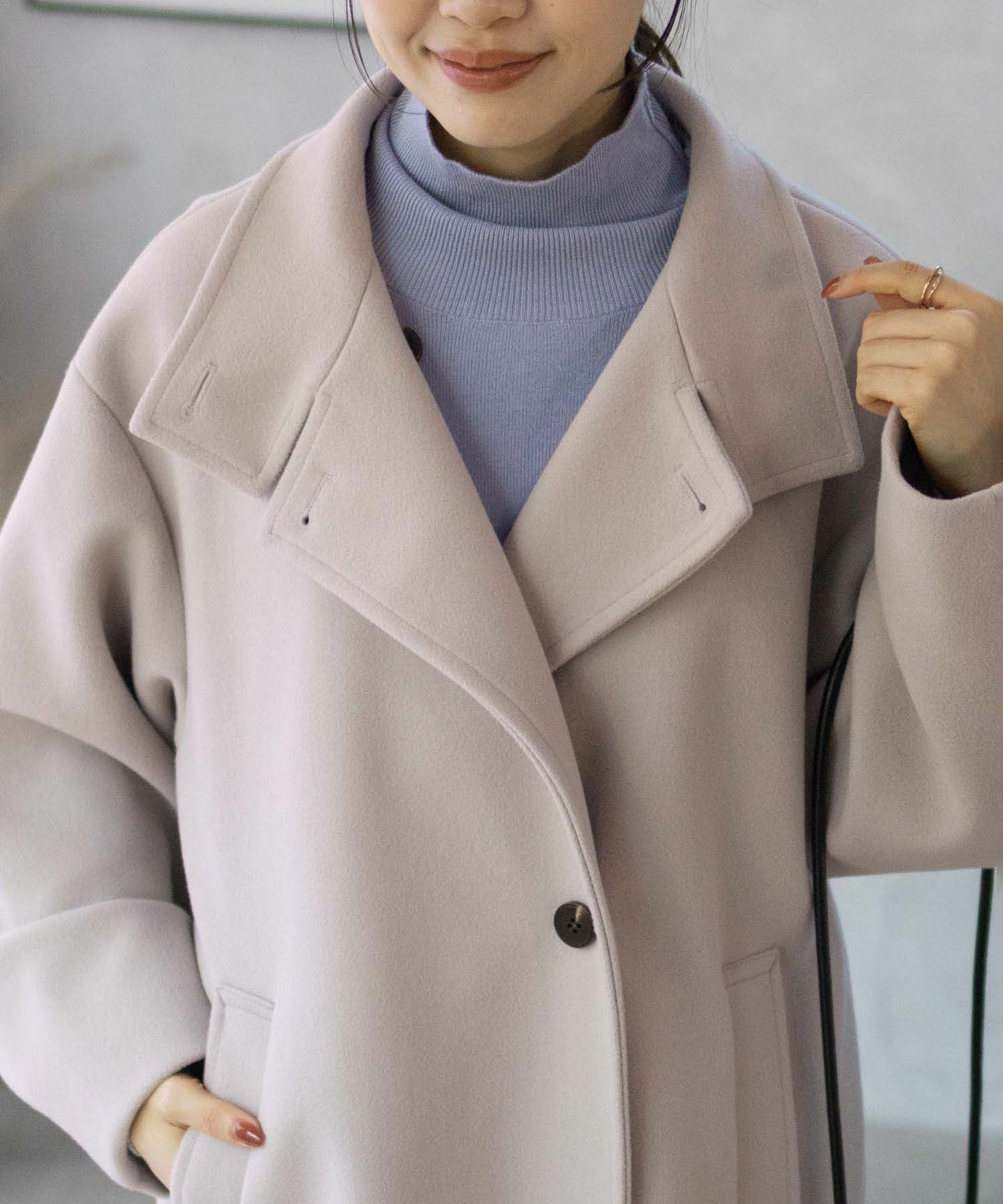 [最終さらに50%OFF]HusHusH  シングルコート レディース商品画像-4