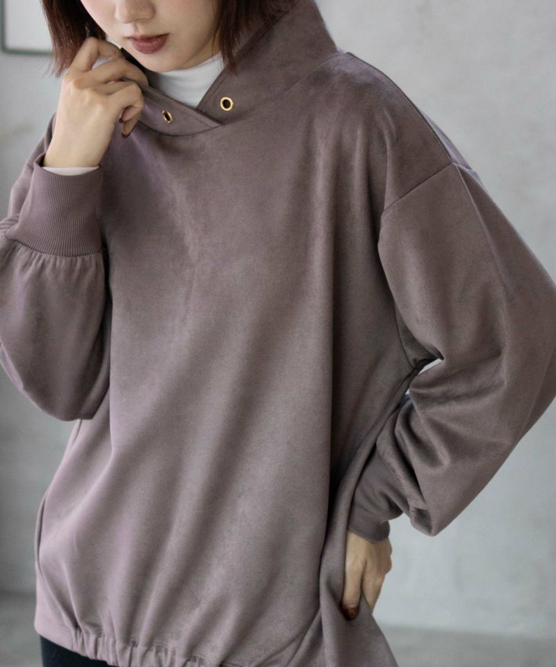 HusHusH  カットスエードハイネック レディース商品画像-6