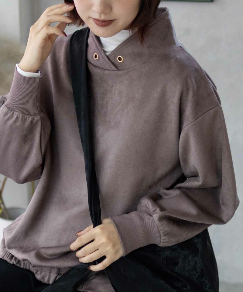 HusHusH  カットスエードハイネック レディース商品画像-8