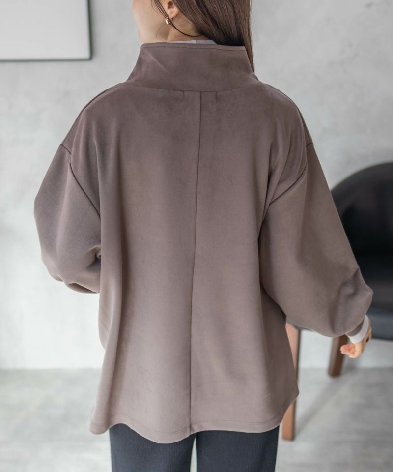 HusHusH  カットスエードハイネック レディース商品画像-10