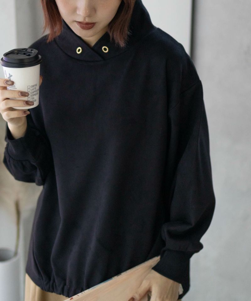 HusHusH  カットスエードハイネック レディース商品画像-17