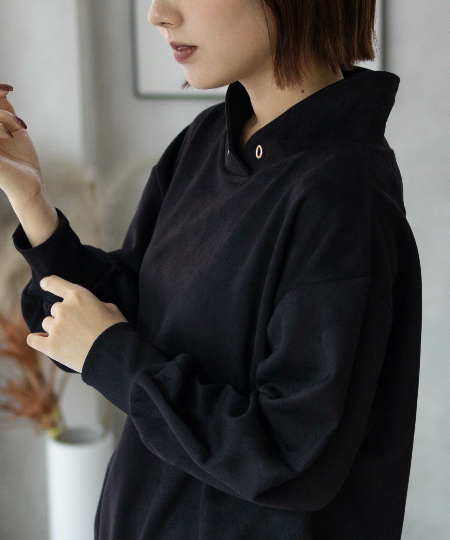 [期間限定価格]HusHusH  カットスエードハイネック レディース商品画像-18