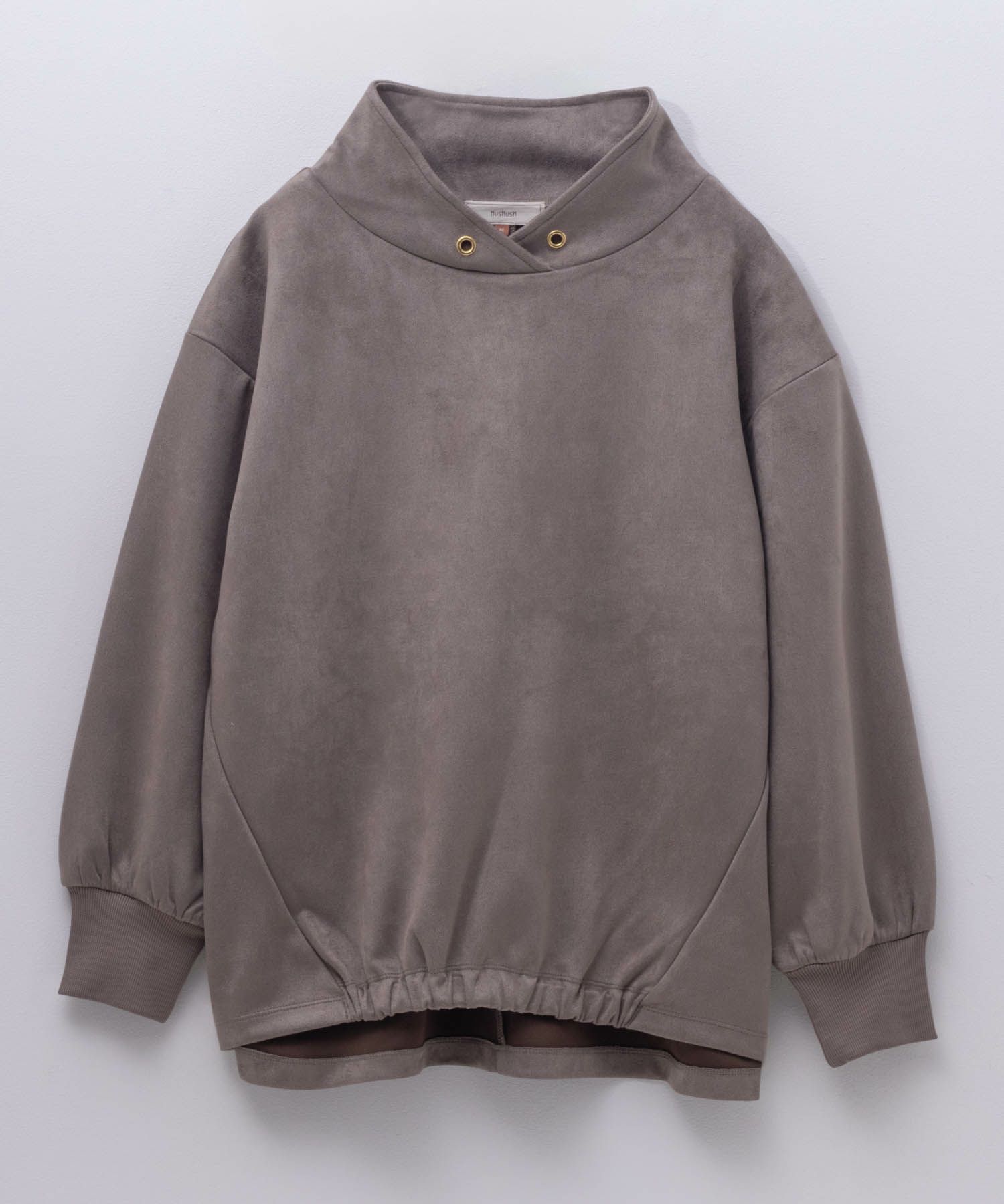 HusHusH カットスエードハイネック レディース