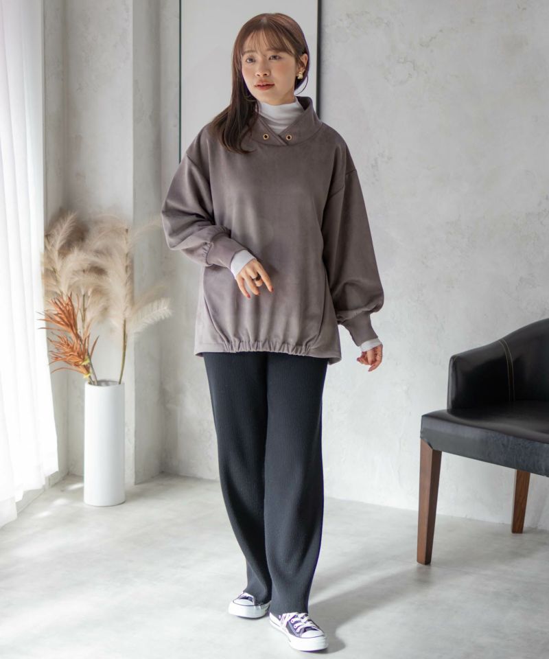 HusHusH  カットスエードハイネック レディース商品画像-27