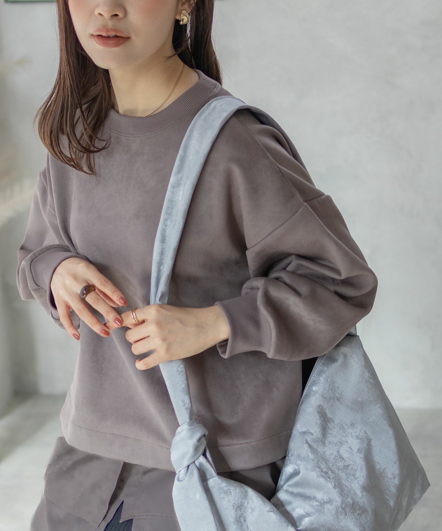 HusHusH  カットスエードプルオーバー レディース商品画像-1