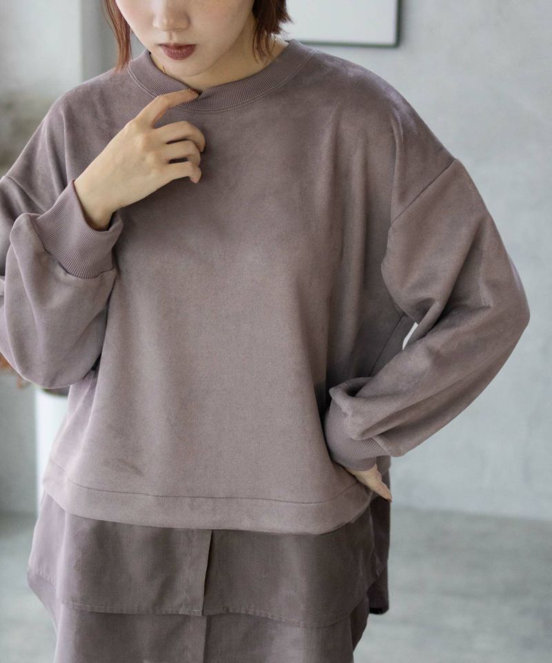 HusHusH  カットスエードプルオーバー レディース商品画像-6