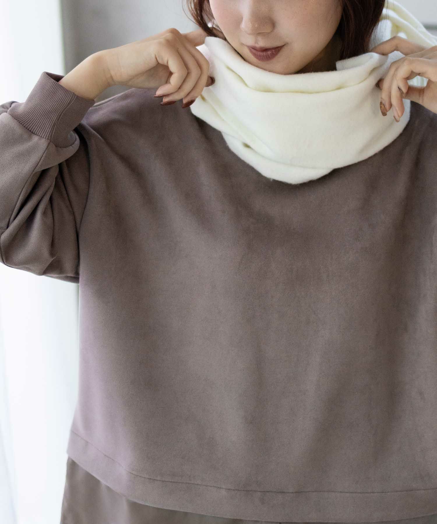 HusHusH  カットスエードプルオーバー レディース商品画像-8