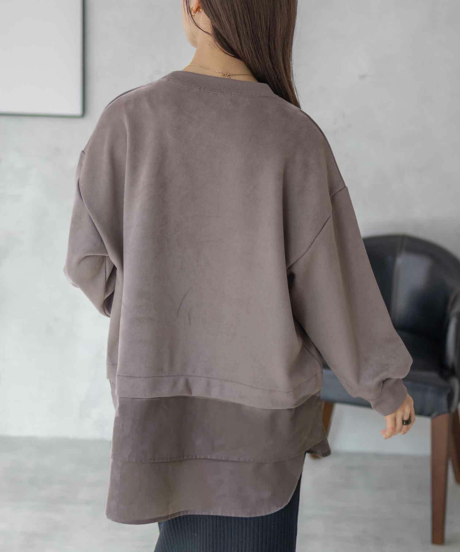 HusHusH  カットスエードプルオーバー レディース商品画像-10