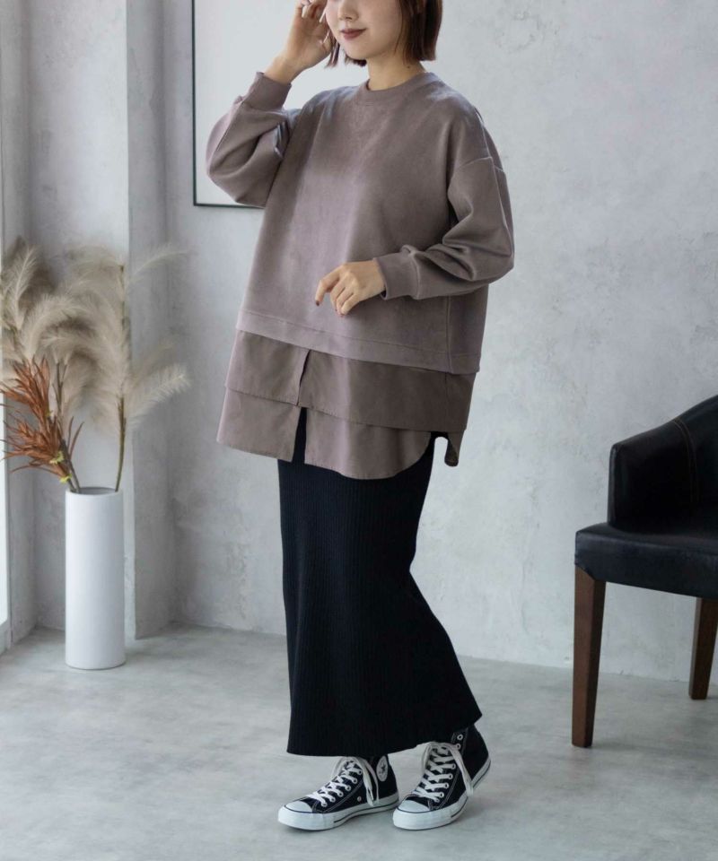 HusHusH  カットスエードプルオーバー レディース商品画像-12