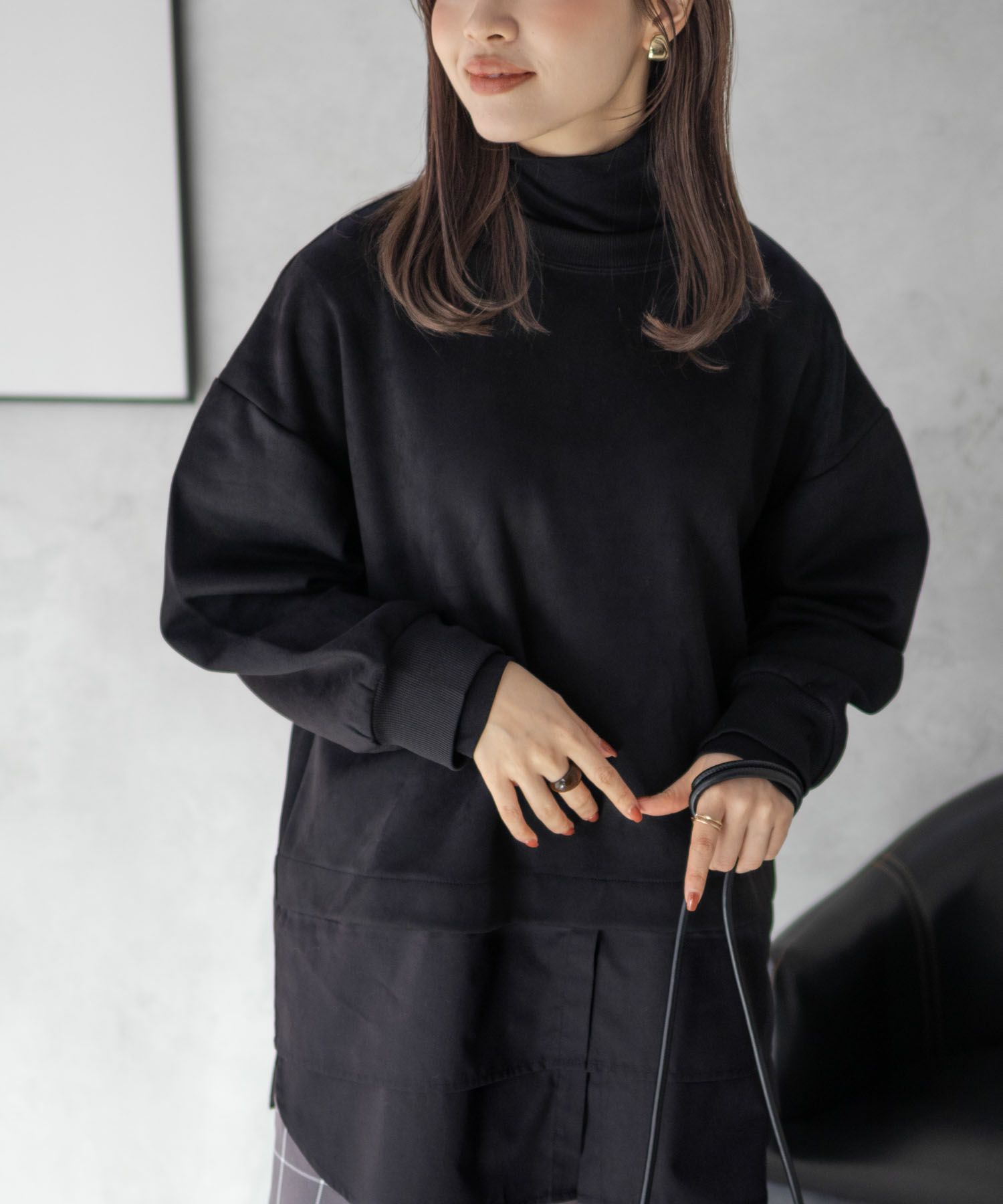 HusHusH  カットスエードプルオーバー レディース商品画像-14