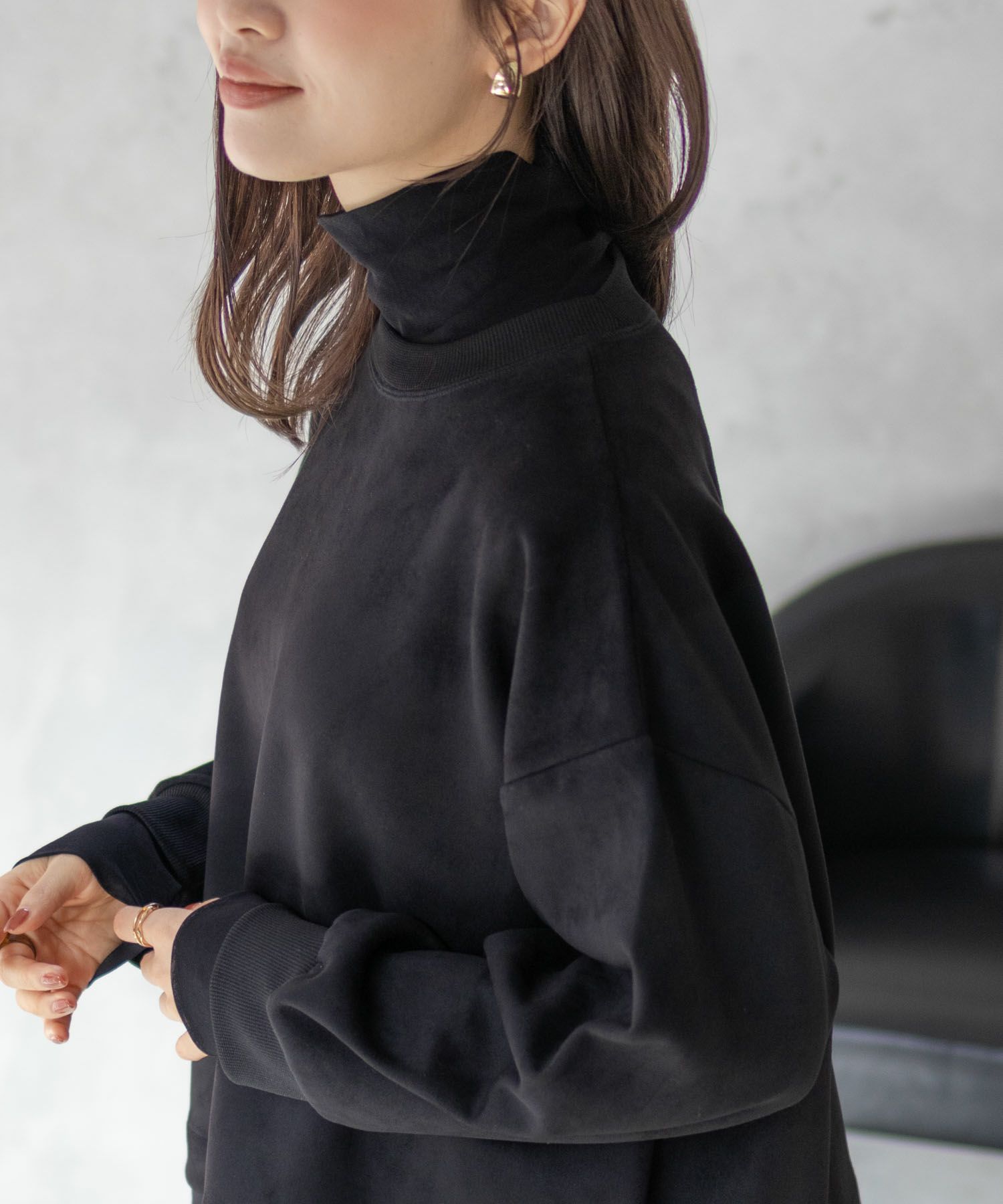 HusHusH  カットスエードプルオーバー レディース商品画像-15