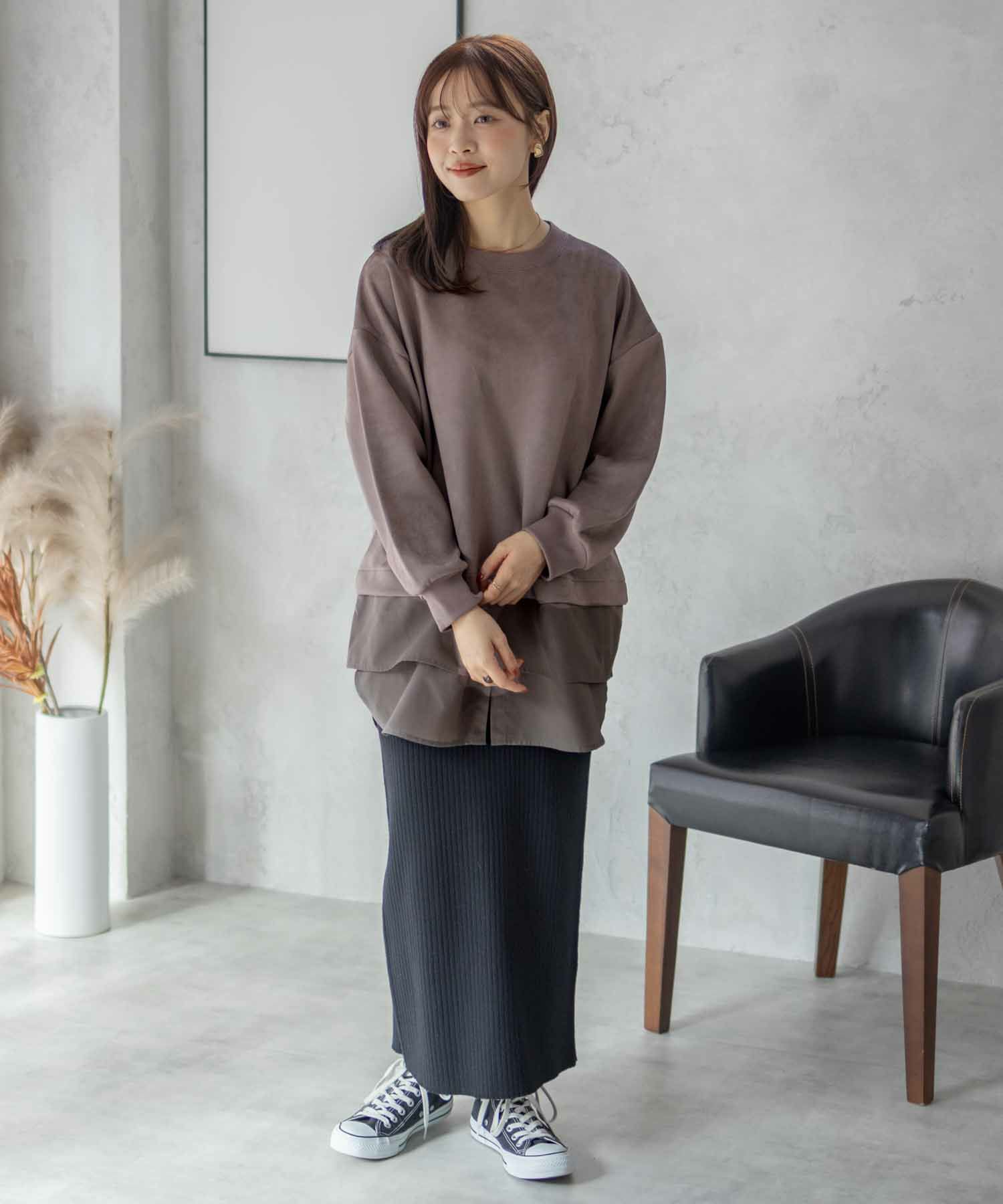 HusHusH  カットスエードプルオーバー レディース商品画像-27