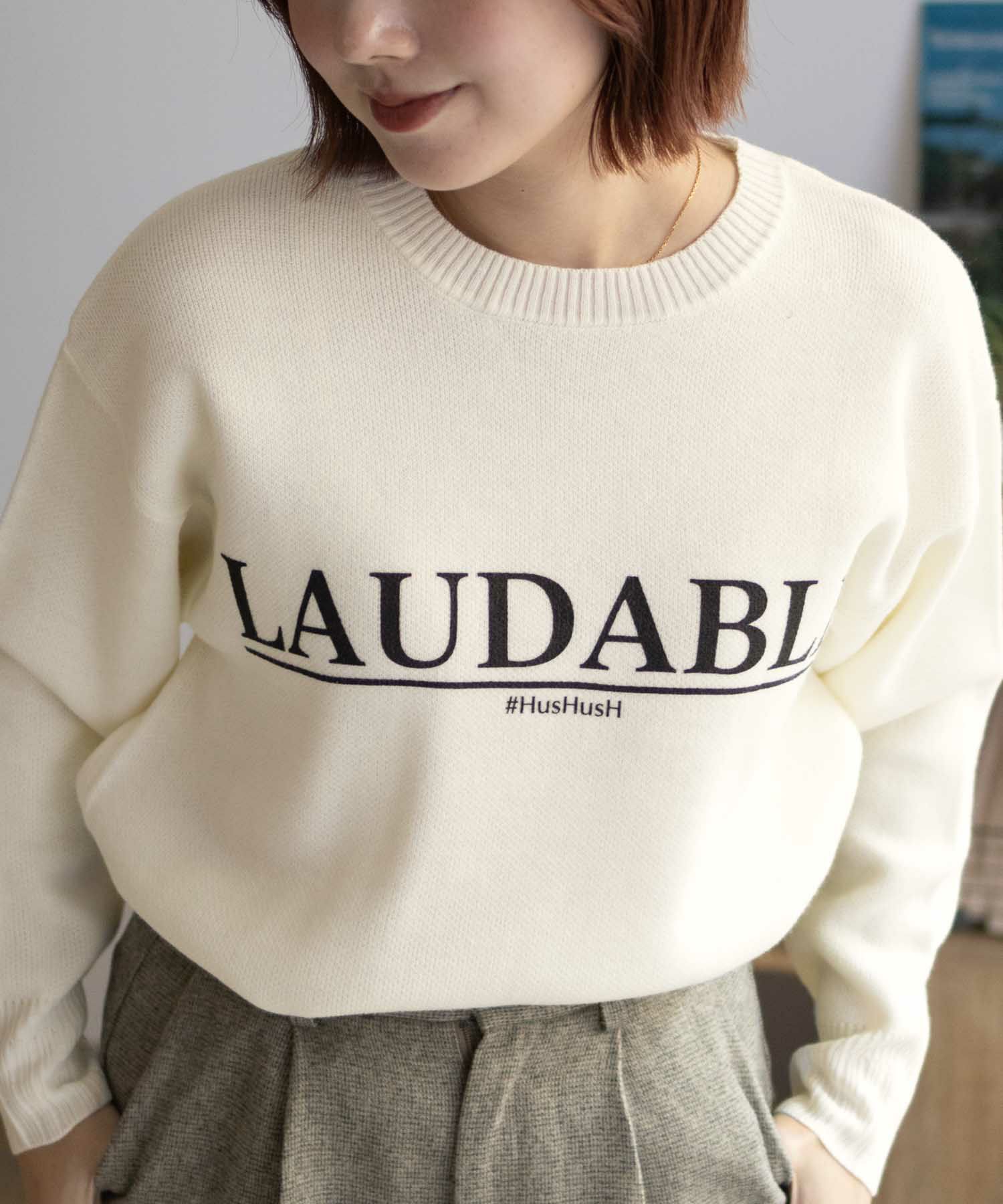 [さらに50%OFF]HusHusH  プリントプルオーバー レディース商品サムネイル-8