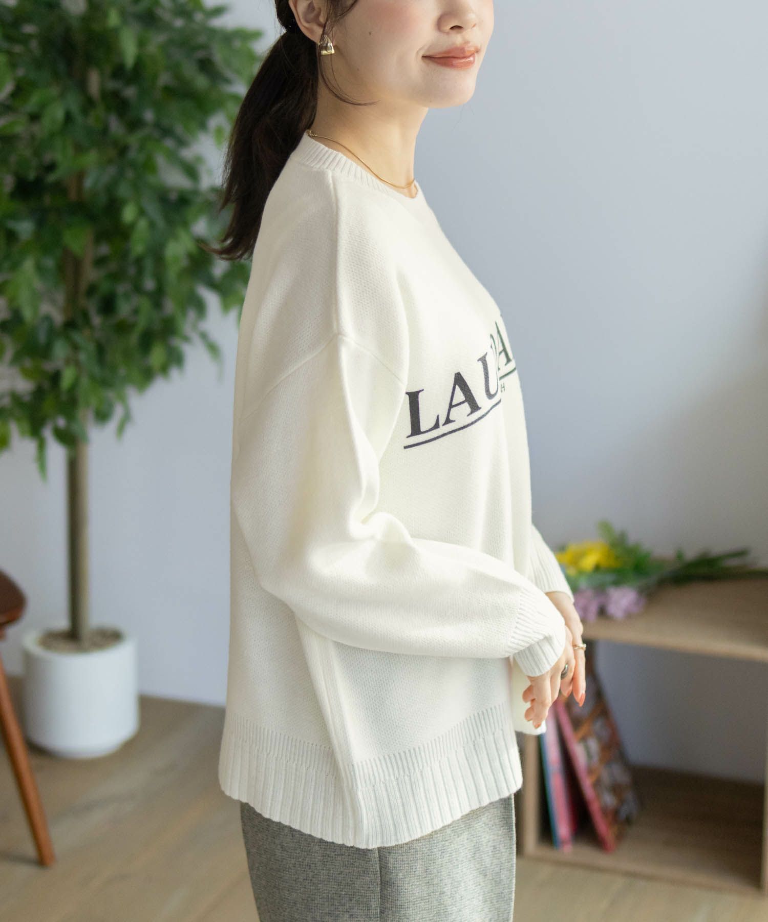 HusHusH プリントプルオーバー レディース