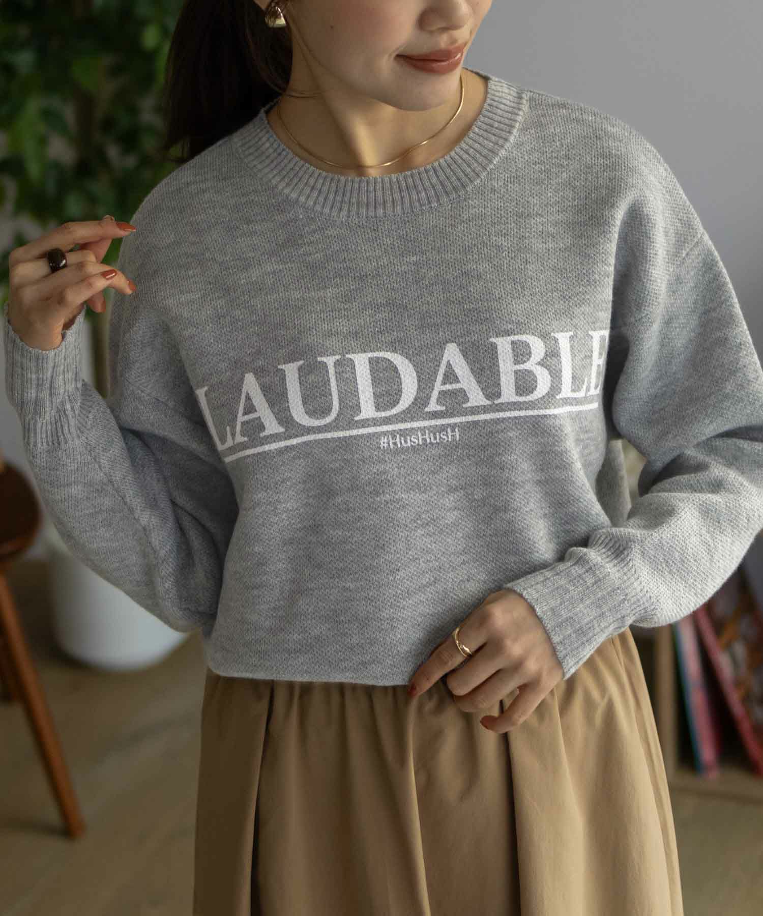 [さらに50%OFF]HusHusH  プリントプルオーバー レディース商品サムネイル-16