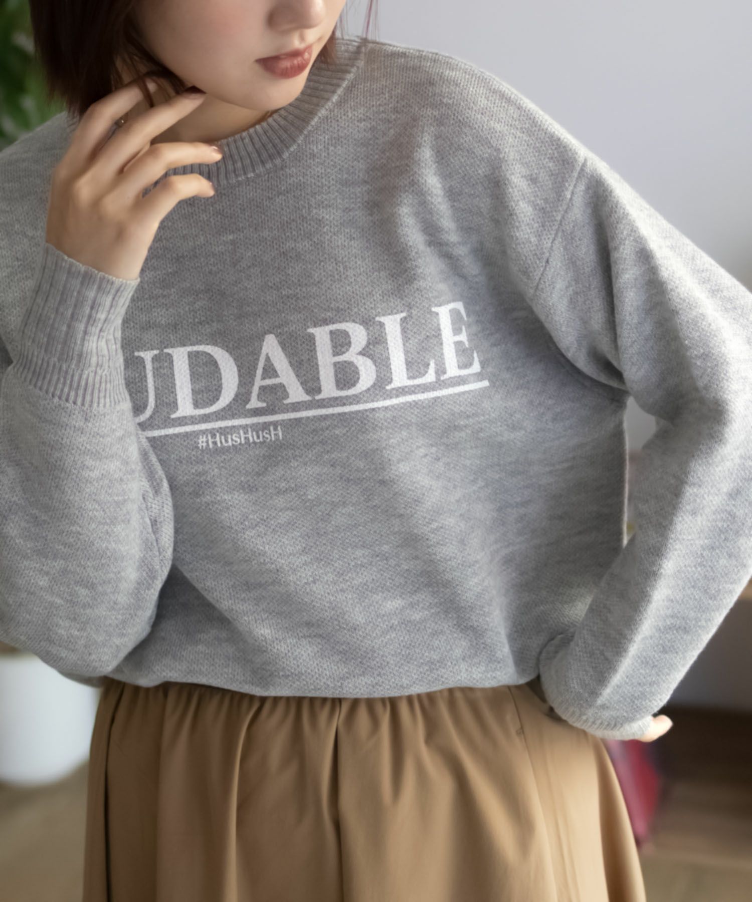 [さらに50%OFF]HusHusH  プリントプルオーバー レディース商品画像-17