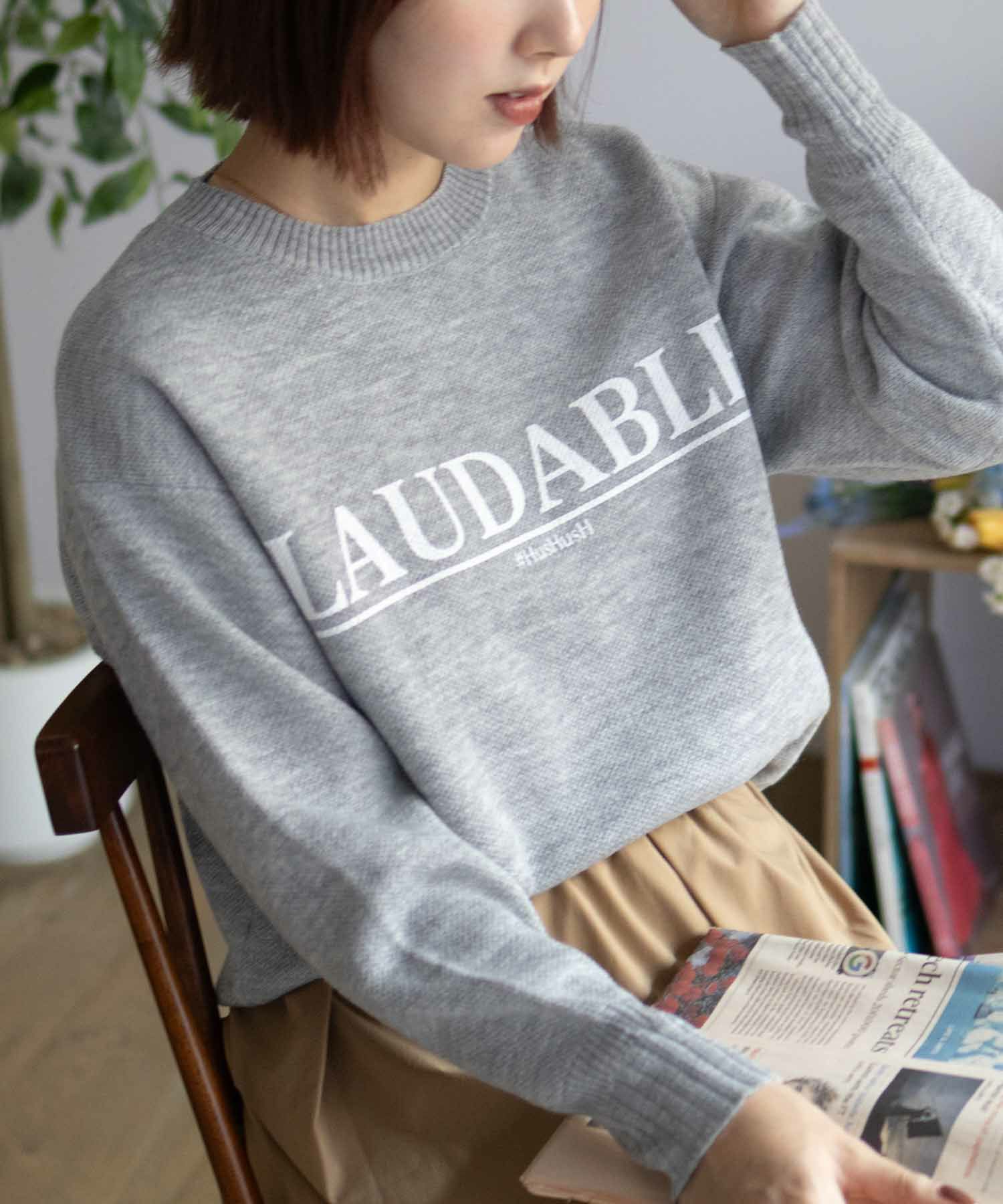 [さらに50%OFF]HusHusH  プリントプルオーバー レディース商品サムネイル-19