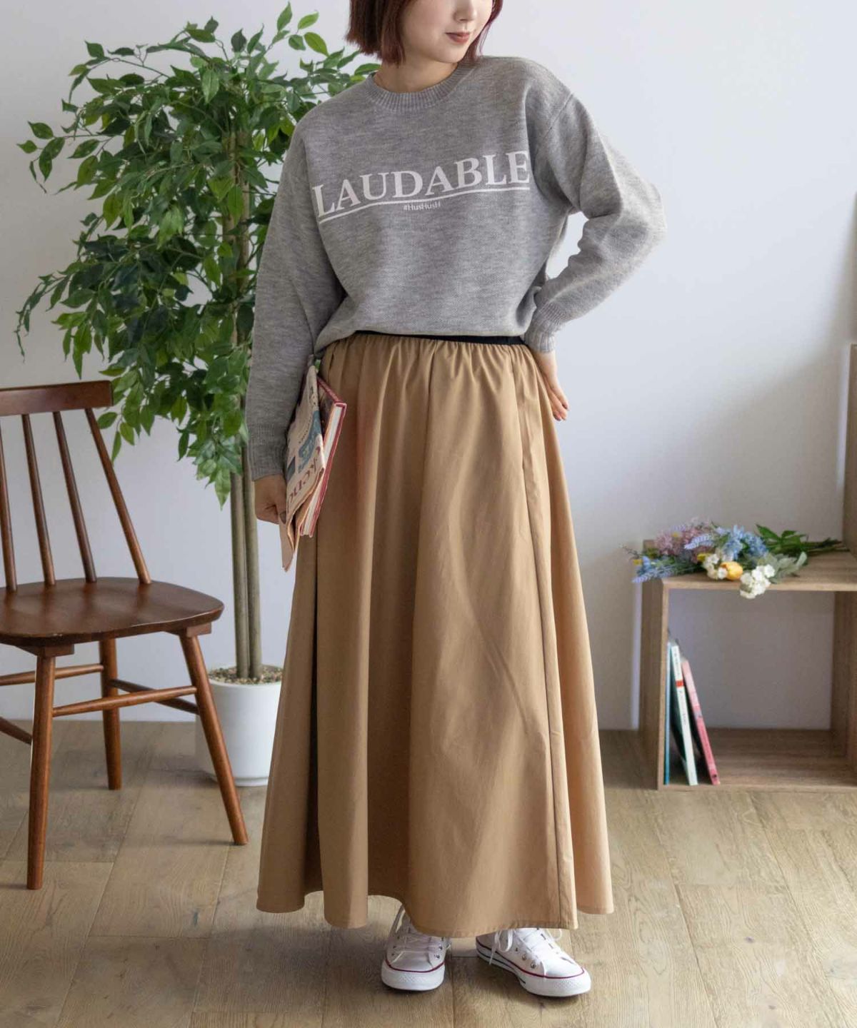 HusHusH プリントプルオーバー レディース