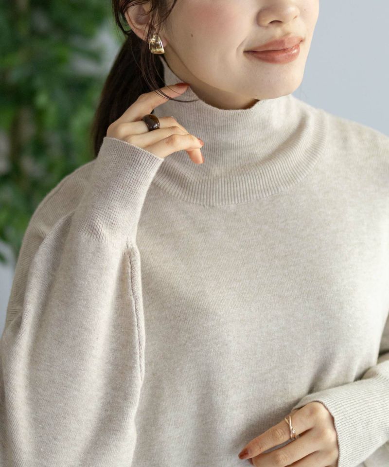 [さらに50%OFF]HusHusH  リブタートルネック レディース商品画像-4