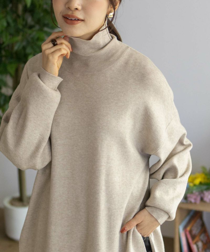 [さらに50%OFF]HusHusH  リブタートルネック レディース商品画像-5