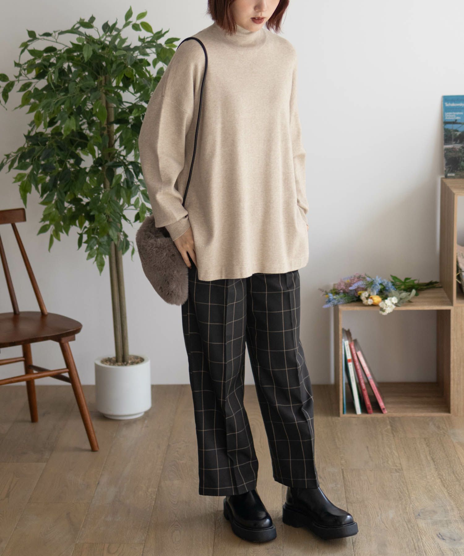 [さらに50%OFF]HusHusH  リブタートルネック レディース商品画像-13