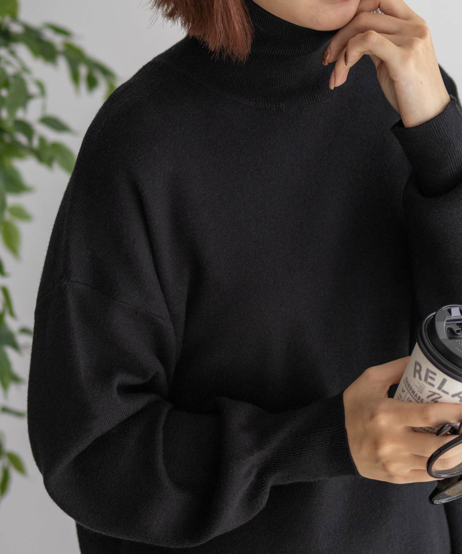 [さらに50%OFF]HusHusH  リブタートルネック レディース商品サムネイル-17