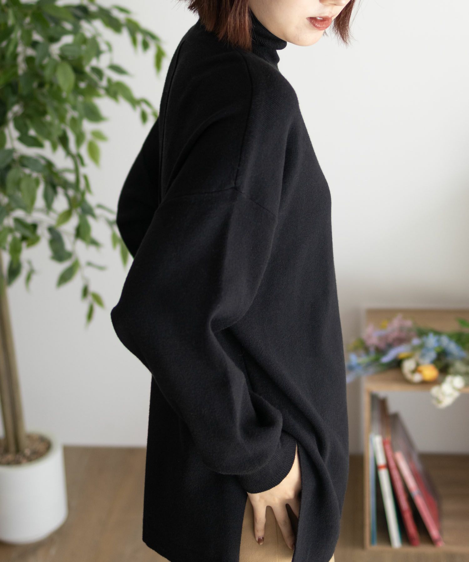 [さらに50%OFF]HusHusH  リブタートルネック レディース商品サムネイル-18