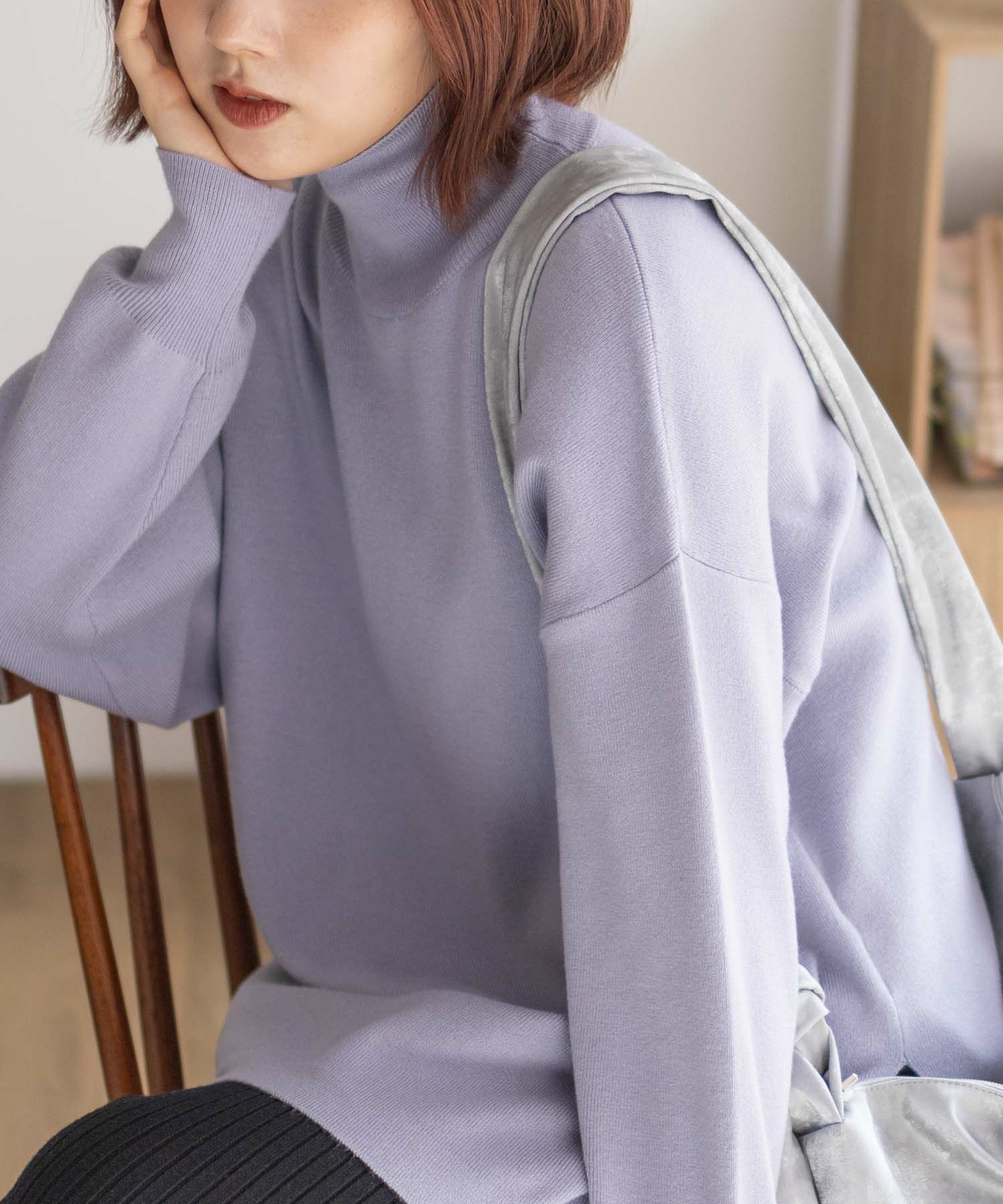 [さらに50%OFF]HusHusH  リブタートルネック レディース商品画像-27