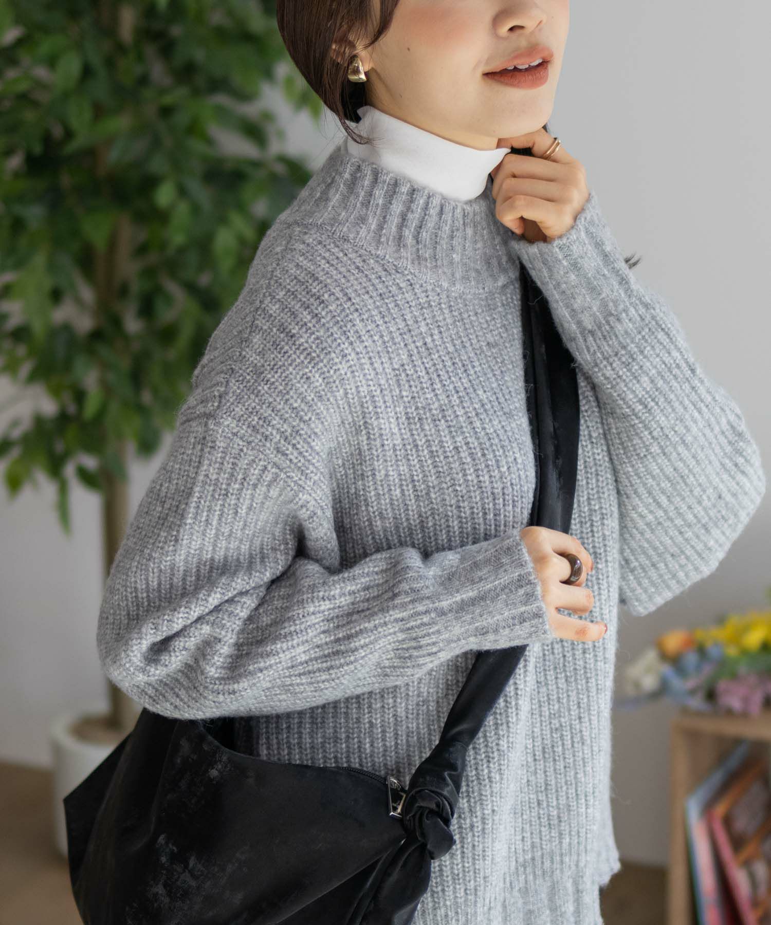 HusHusH  杢畦ハイネック レディース商品サムネイル-2