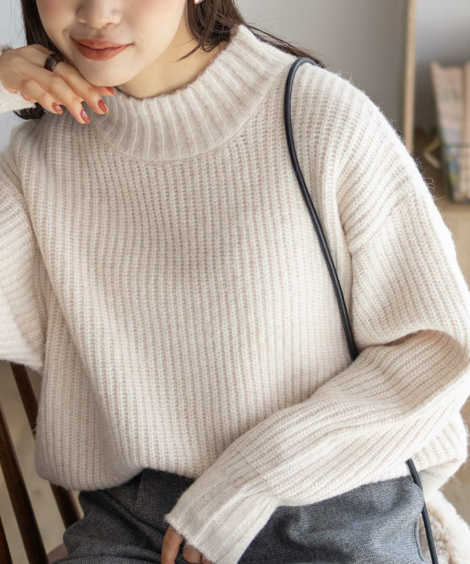 HusHusH  杢畦ハイネック レディース商品画像-6