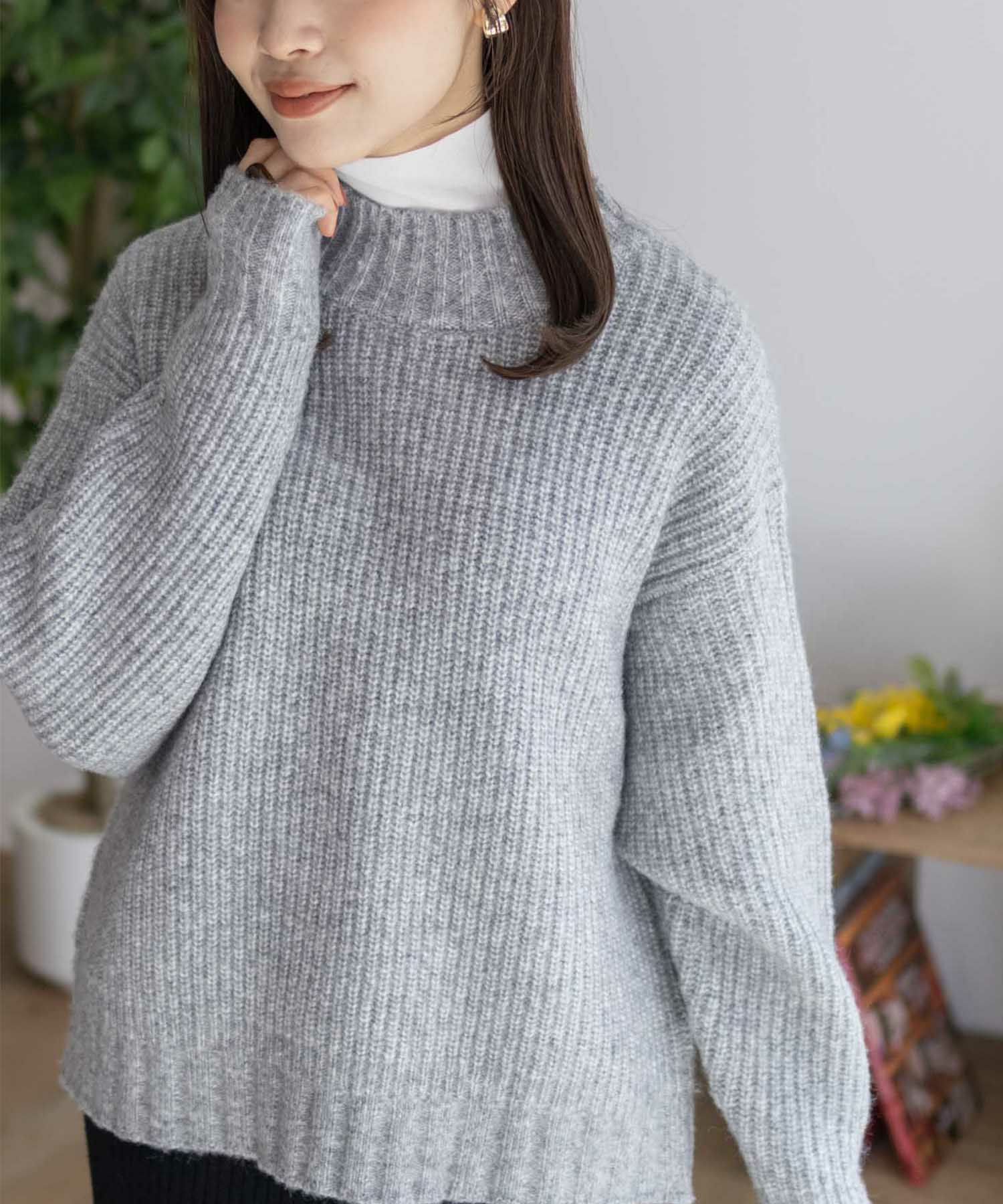 HusHusH  杢畦ハイネック レディース商品画像-14