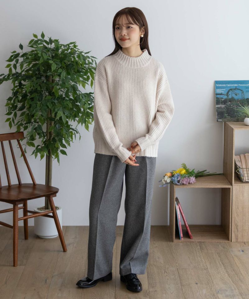 ラメシアーハイネックトップス(カットソー・Tシャツ) | a.v.v