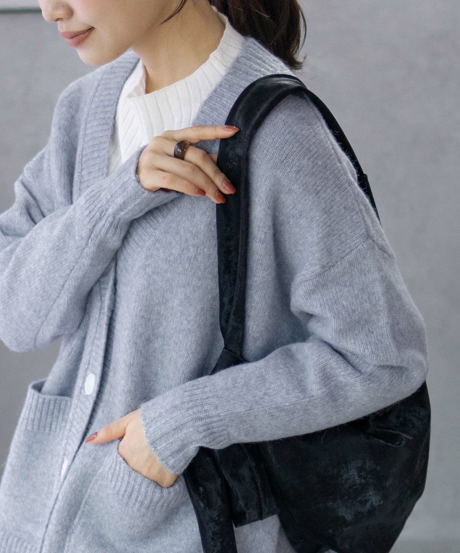 [さらに50%OFF]HusHusH  杢ロングカーディガン レディース商品画像-3