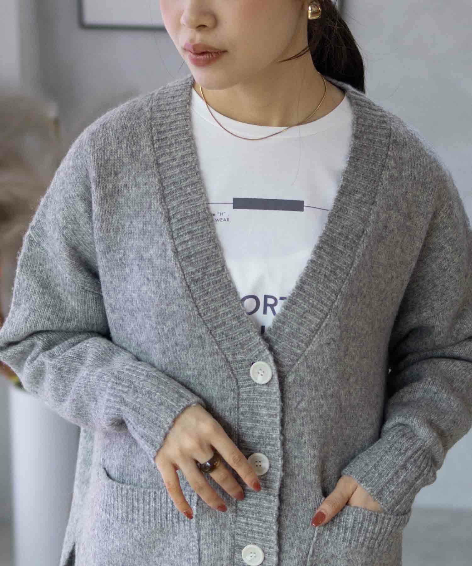 [さらに50%OFF]HusHusH  杢ロングカーディガン レディース商品画像-15