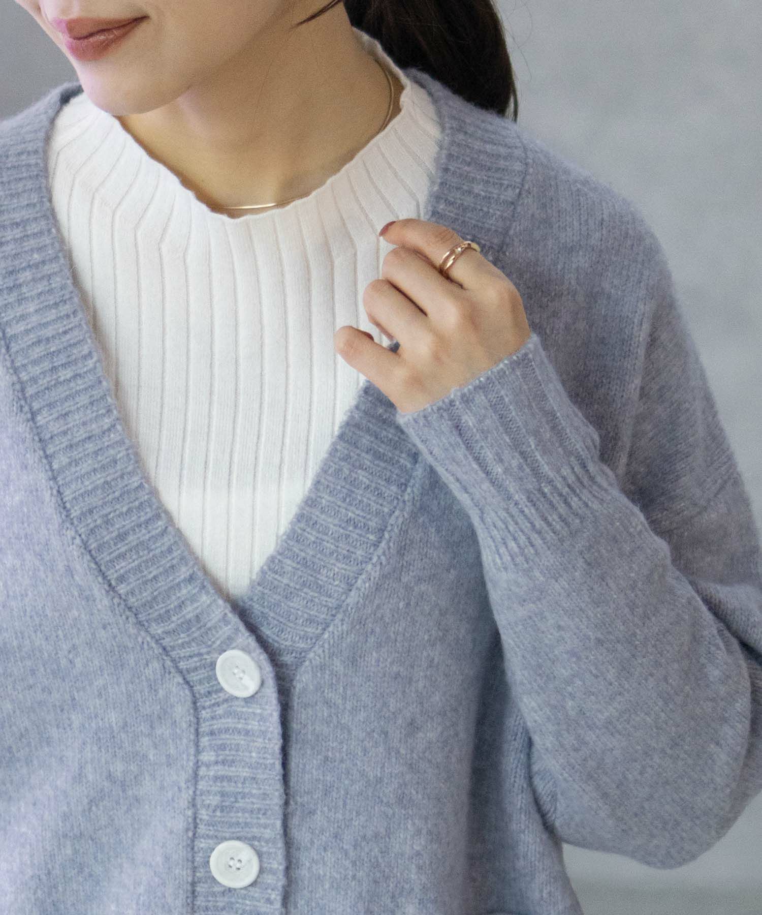 [さらに50%OFF]HusHusH  杢ロングカーディガン レディース商品画像-24