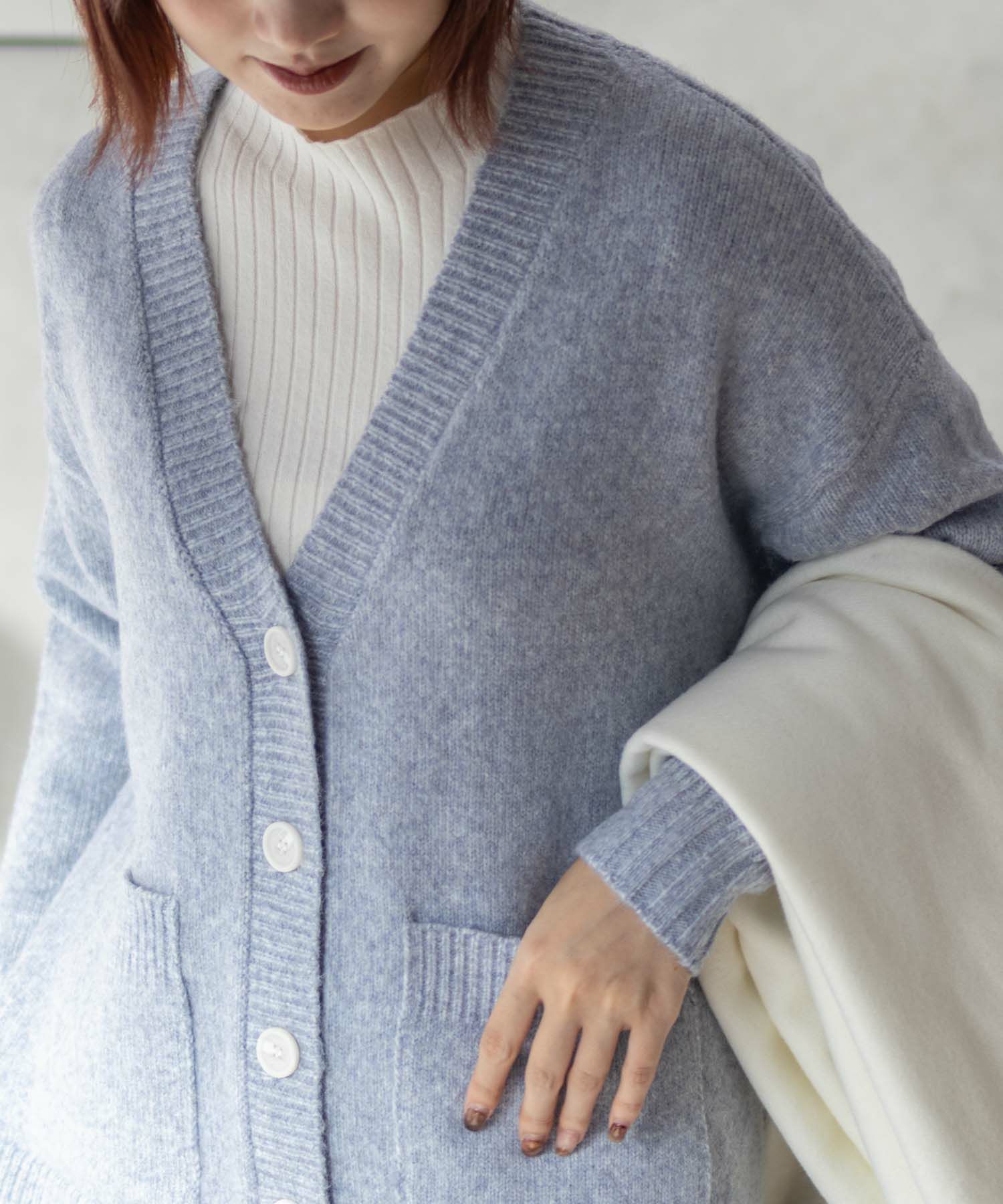 [さらに50%OFF]HusHusH  杢ロングカーディガン レディース商品サムネイル-26