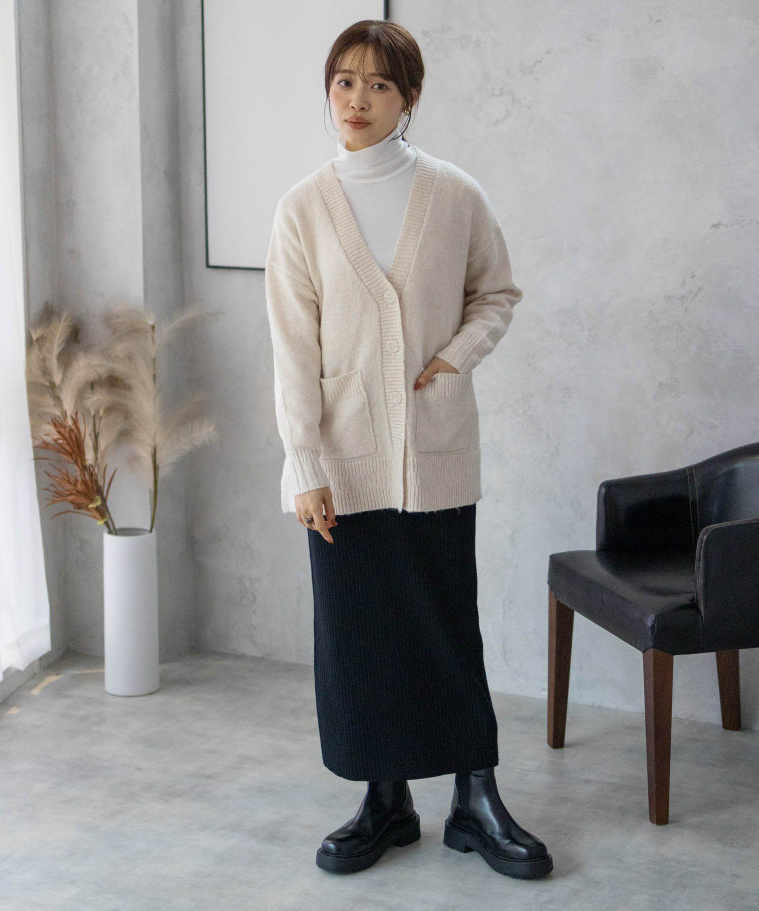 [さらに50%OFF]HusHusH  杢ロングカーディガン レディース商品画像-37