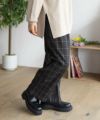 HusHusH  チェックワイドパンツ レディース商品サムネイル-9