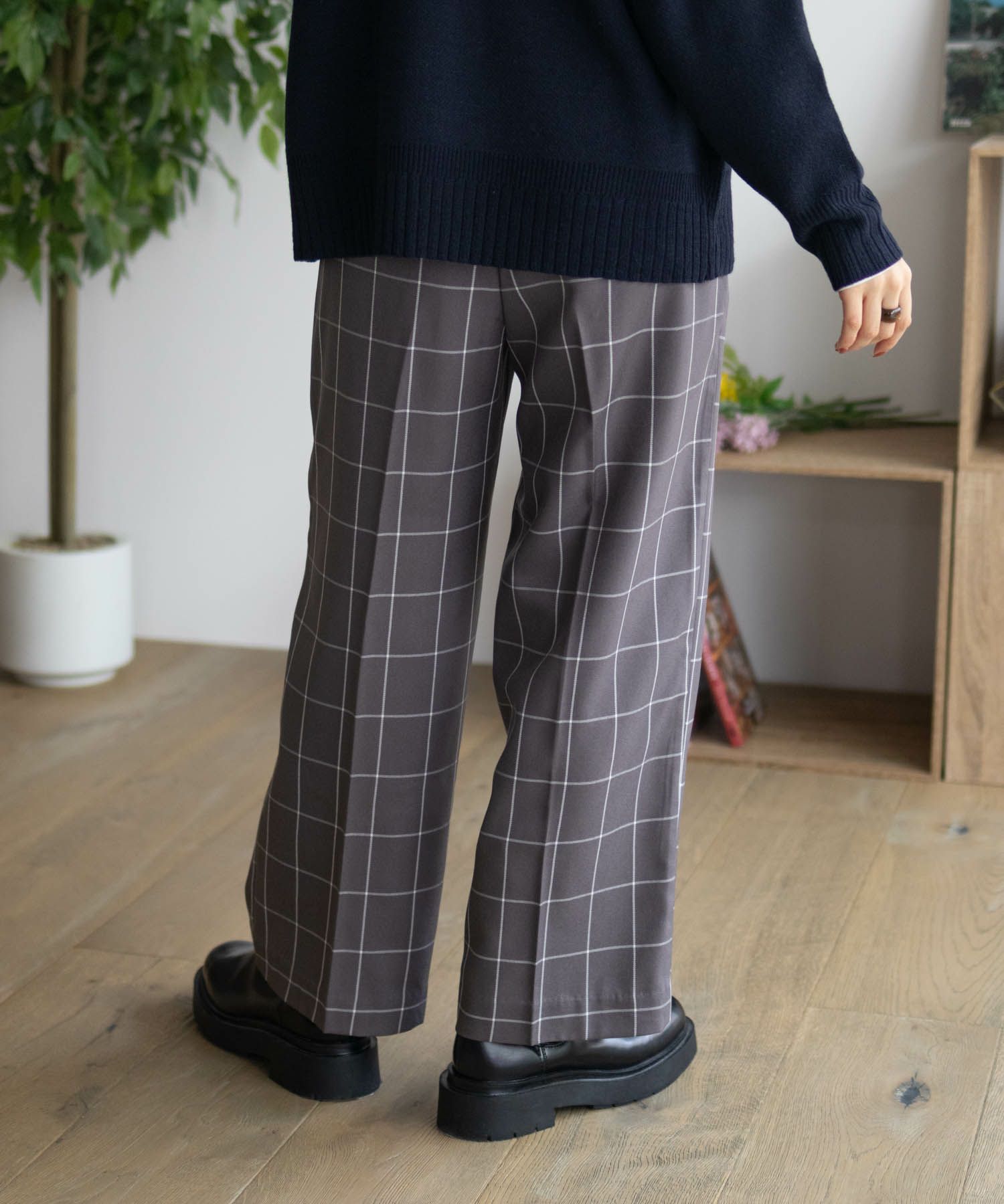 HusHusH  チェックワイドパンツ レディース商品画像-15