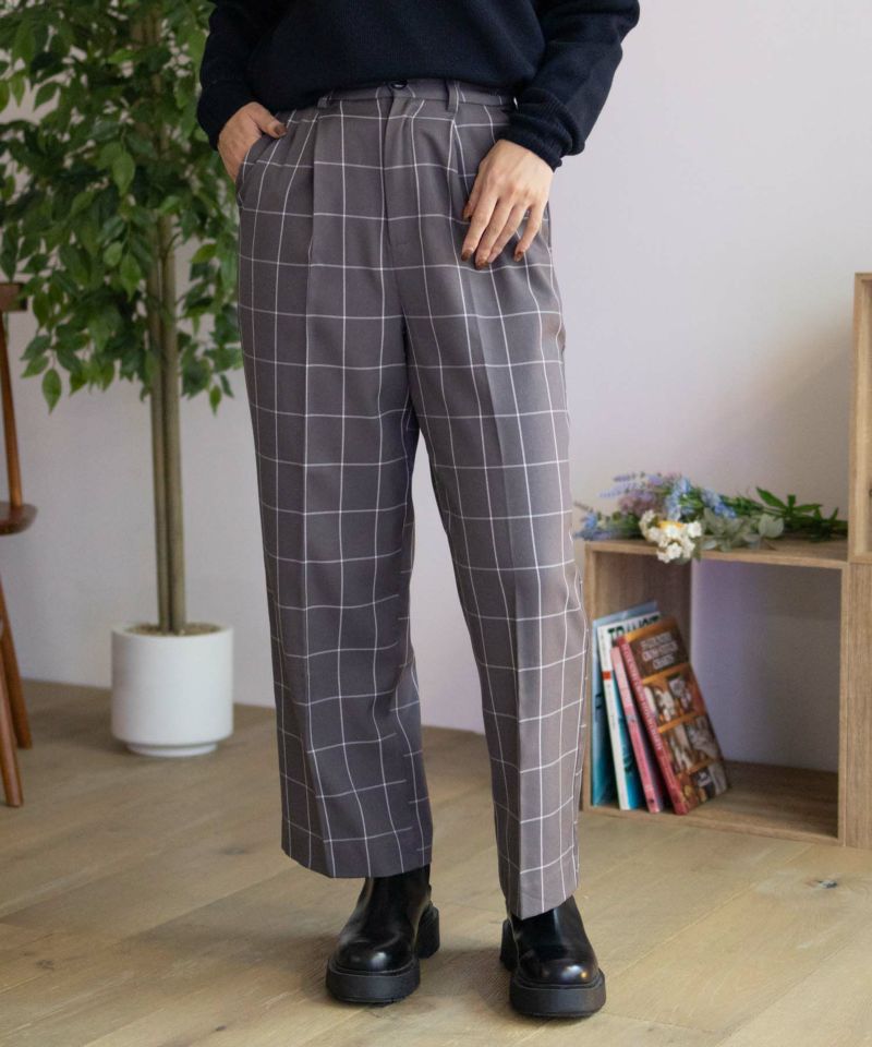 HusHusH  チェックワイドパンツ レディース商品画像-17