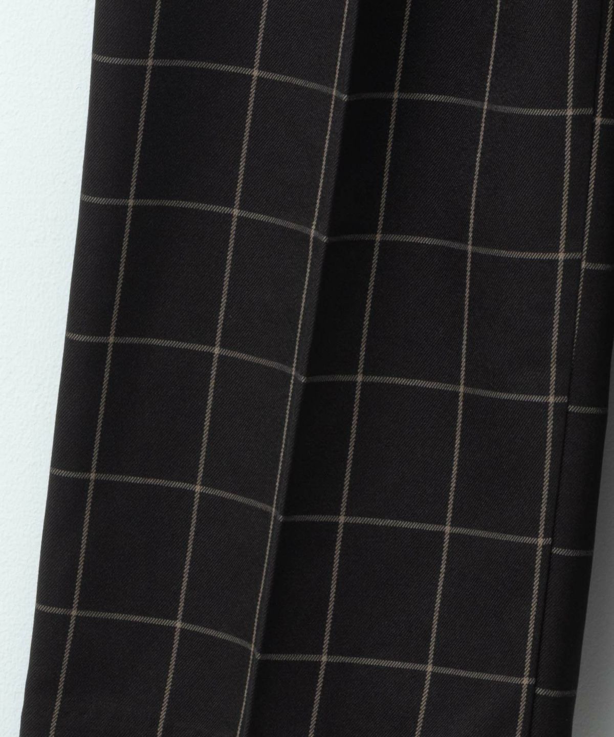 HusHusH チェックワイドパンツ レディース