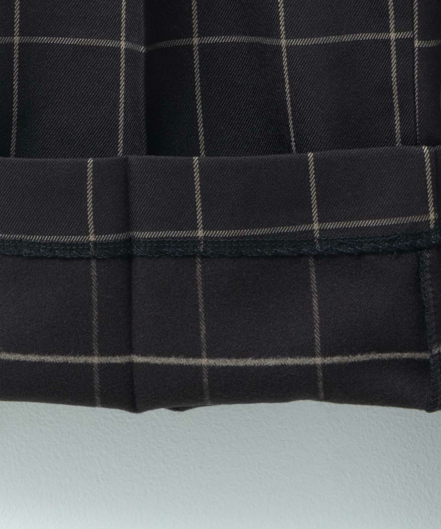 HusHusH チェックワイドパンツ レディース