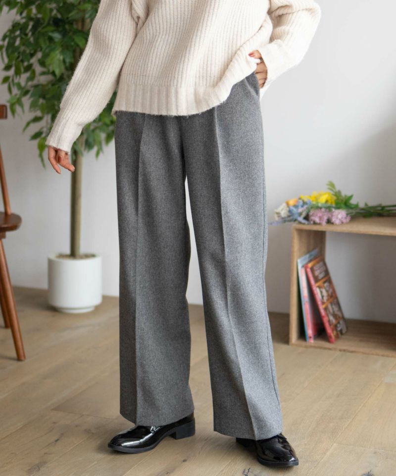 HusHusH  タックセミワイドパンツ レディース商品画像-2